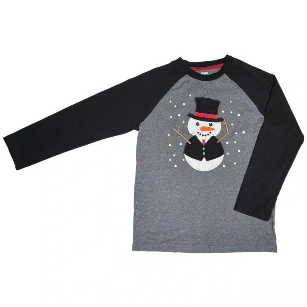Gymboree Embroidered‎ Snowman Top